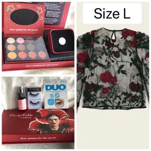 SHIRT AND MAKEUP BUNDLE
